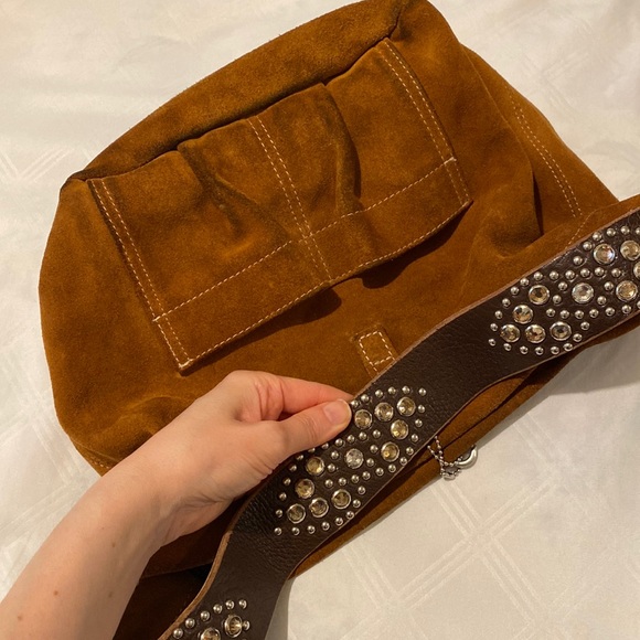 Gently used Kylie Malibu handbag , with minor discoloration and spot - Picture 1 of 6